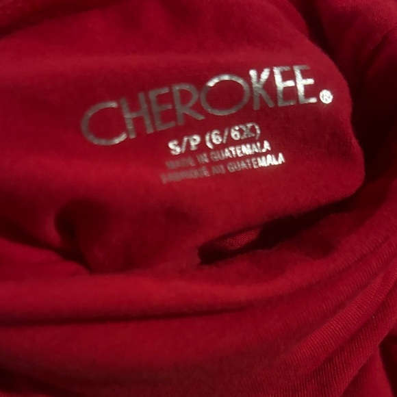 CHEROKEE EUC GIRLS Red Turtleneck Long Sleeve Top Shirt Tops Shirts Sz 6 6X - Picture 3 of 3